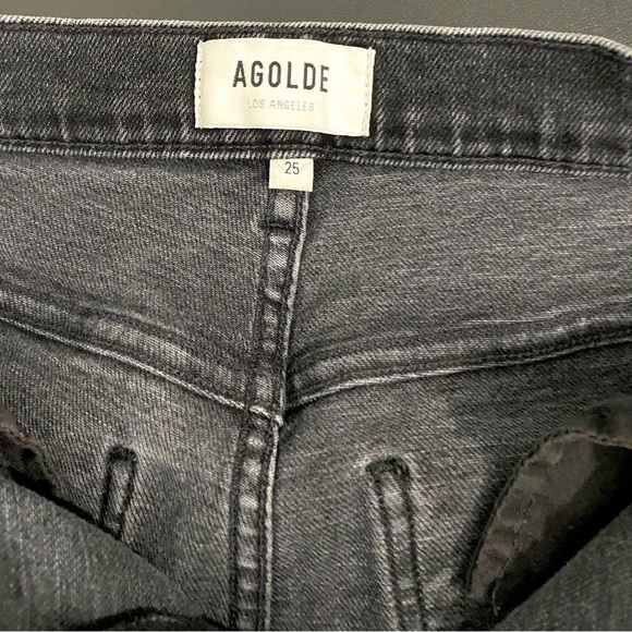 AGOLDE Pinch Waist High Rise Skinny Jeans Size 25 - Picture 12 of 16